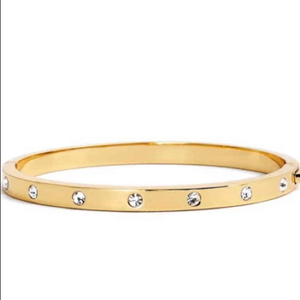 Crystal hinged bracelet